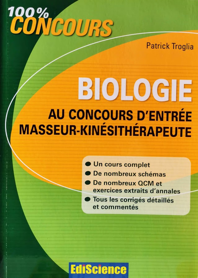 concours biologie masseur kinésithérapeute i3s quimper