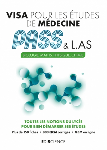 livre études de médecine PASS LAS